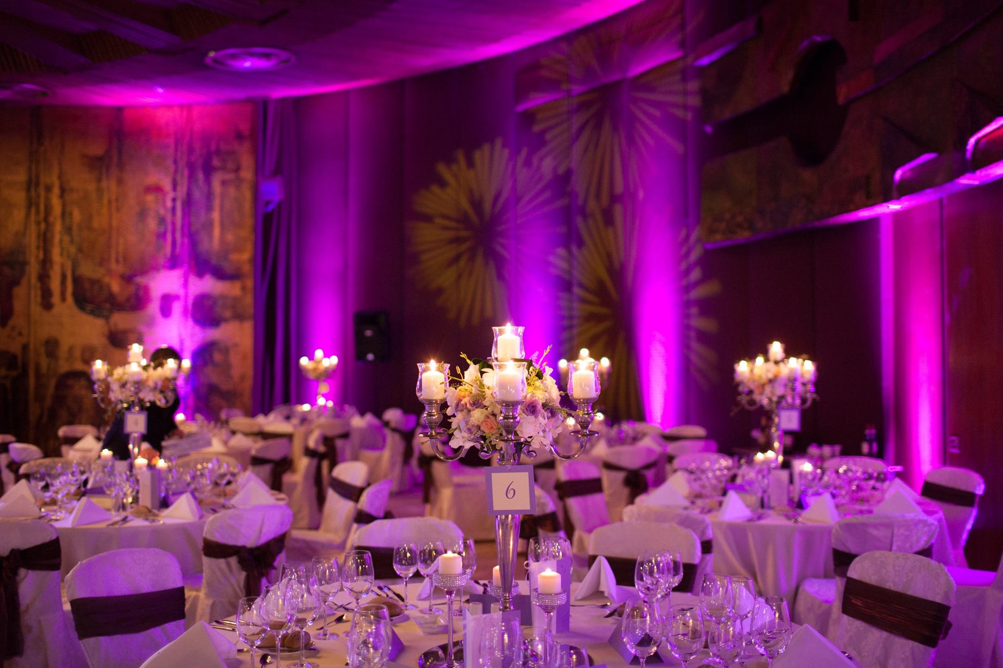 Our team at work in the Ronda Ballroom
