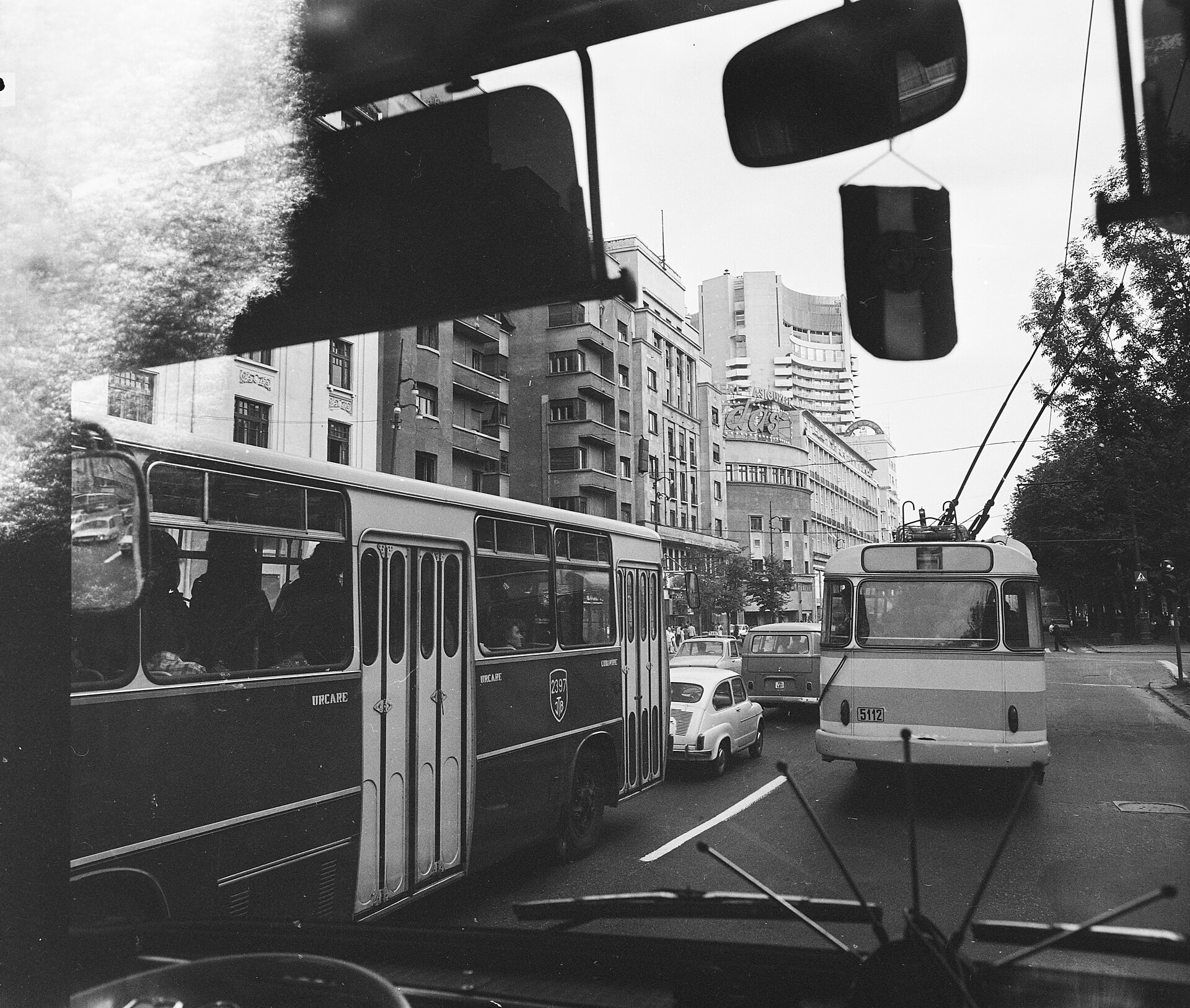 Balcescu Boulevard, 1977 · Fortepan / MHSZ, CC BY-SA 3.0